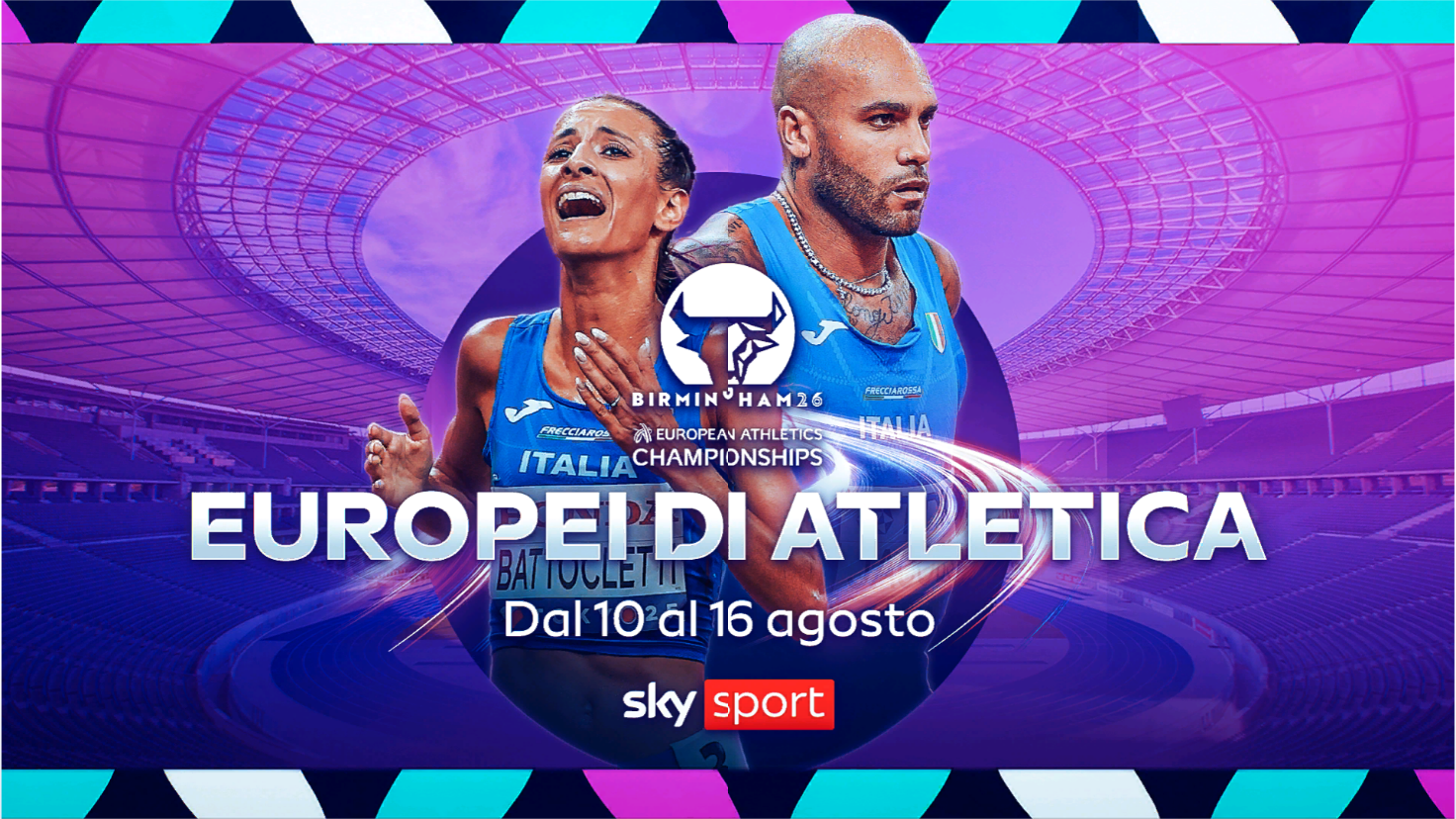 europei atletica 2026 sky